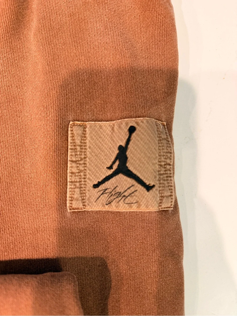 Jordan Men's Rust Brown Sweatpants with Jumpman Patch